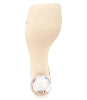 Jeffrey Campbell Latus Ball Clear Vinyl Sandals