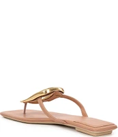 Jeffrey Campbell Linques Leather Ornament Flats Sandals