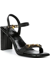 Jeffrey Campbell Lively Patent Bit Buckle Dress Sandals