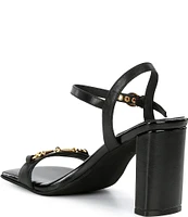 Jeffrey Campbell Lively Patent Bit Buckle Dress Sandals