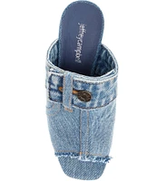 Jeffrey Campbell Magda Denim Platform Sandals