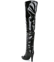 Jeffrey Campbell Overlook Patent Over The Knee Boots