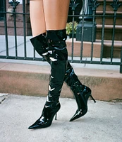 Jeffrey Campbell Pushover Over The Knee Patent Boots