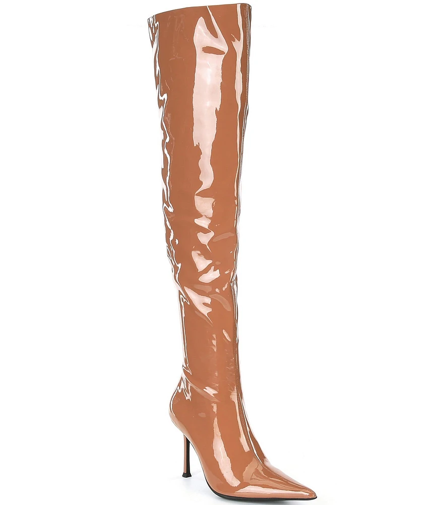 Jeffrey Campbell Pushover Over The Knee Patent Boots