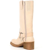 Jeffrey Campbell Reflection Nubuck Suede Harness Tall Boots