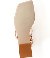 Jeffrey Campbell Ring On It Embellished Chain Thong Sandals