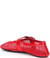 Jeffrey Campbell Shelly Mesh Mary Jane Flats