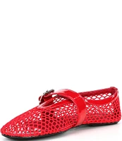 Jeffrey Campbell Shelly Mesh Mary Jane Flats