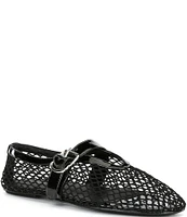 Jeffrey Campbell Shelly Mesh Mary Jane Flats