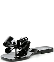 Jeffrey Campbell Sugary Jelly Bow Thong Sandals