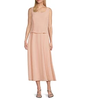 Jessica Howard 3/4 Sleeve Scoop Neck Soutache Mesh 2-Piece Jacket Dress