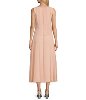 Jessica Howard 3/4 Sleeve Scoop Neck Soutache Mesh 2-Piece Jacket Dress