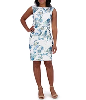 Jessica Howard Floral Print Sheath Dress