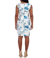 Jessica Howard Floral Print Sheath Dress