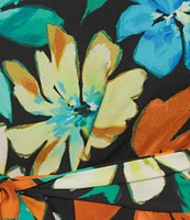 Jessica Howard Plus Size Floral Print Fit and Flare Dress