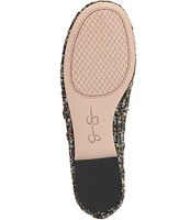 Jessica Simpson Allista Tweed Mary Jane Ballet Flats