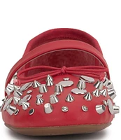 Jessica Simpson Azalina Studded Mary Jane Ballet Flats