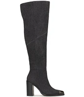 Jessica Simpson Bidemi Wash Effect Cap Toe Over-the-Knee Boots