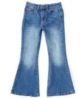 Jessica Simpson Big Girls 7-16 Full Length Flare Denim Jeans