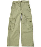 Jessica Simpson Big Girls 7-16 Wide-Leg Canvas Cargo Pants