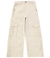 Jessica Simpson Big Girls 7-16 Wide-Leg Canvas Cargo Pants