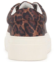 Jessica Simpson Caitrona Leopard Print Platform Sneakers