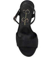 Jessica Simpson Calenta Rhinestone Platform Dress Sandals