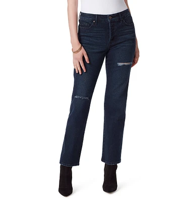 Jessica Simpson Flirt High Rise Distressed Bootcut Jeans