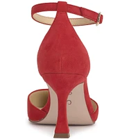 Jessica Simpson Foxena Suede Ankle Strap Pumps