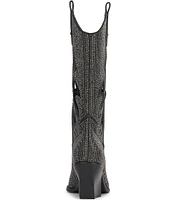 Jessica Simpson Ginika Rhinestone Cut-Out Western Boots