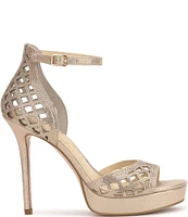 Jessica Simpson Herora Rhinestone Embellished Platform Dress Sandals