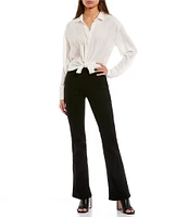 Jessica Simpson High Rise Pull-On Flare Jeans