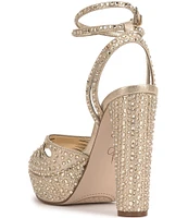 Jessica Simpson Iralin Rhinestone Platform Dress Sandals