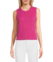 Jessica Simpson Ivy Pattern Crop Tank Top