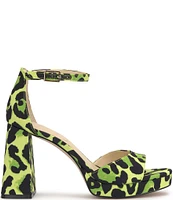 Jessica Simpson Kaliah Leopard Print Platform Sandals