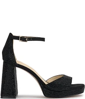 Jessica Simpson Kaliah Rhinestone Platform Dress Sandals