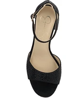 Jessica Simpson Kaliah Rhinestone Platform Dress Sandals