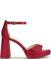 Jessica Simpson Kaliah Rhinestone Platform Dressk Sandals