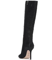 Jessica Simpson Laurel Rhinestone Embellished Tall Boots