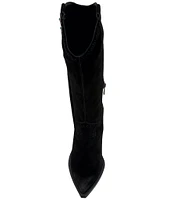 Jessica Simpson Lisabeth Fringe Tall Western Boots