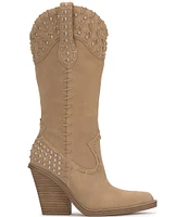 Jessica Simpson Liselotte Pearl Detail Tall Western Boots