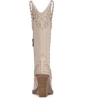 Jessica Simpson Liselotte Pearl Detail Tall Western Boots