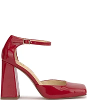 Jessica Simpson Lollah Square Toe Ankle Strap Pumps