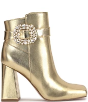 Jessica Simpson Luminna Embellished Buckle Booties