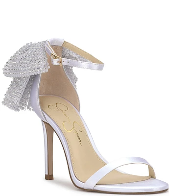 Jessica Simpson Moure Rhinestone Bow Dress Sandals