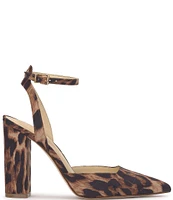 Jessica Simpson Nazela Leopard Pointed Toe Pumps