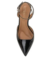 Jessica Simpson Nazela Patent Ankle Strap Dress Pumps