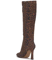 Jessica Simpson Noyaa Leopard Print Dress Tall Boots