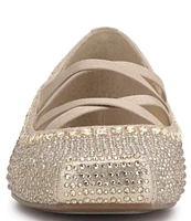 Jessica Simpson Otessa Rhinestone Ballet Flats