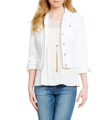 Jessica Simpson Pixie Long Sleeve Classic Denim Jacket